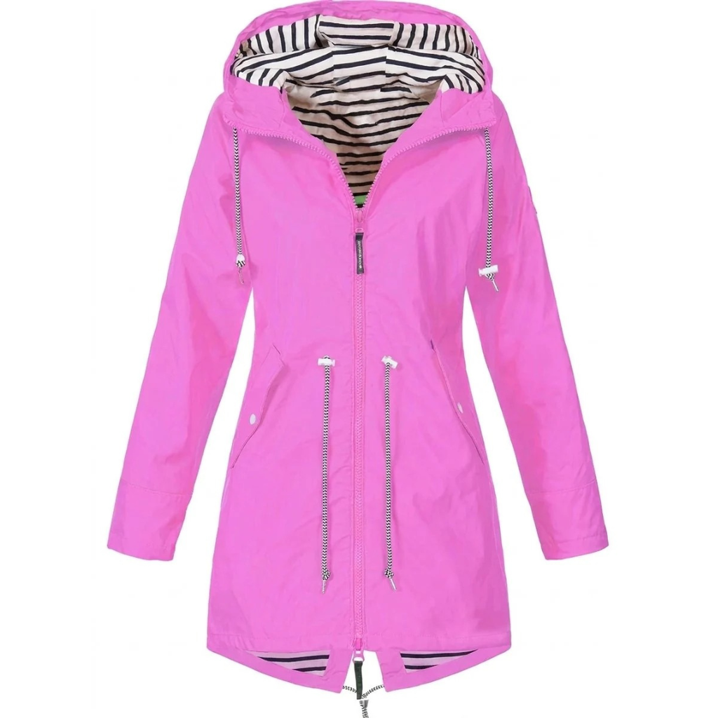 Annelie | Damen Wasserdichte Regenjacke mit Kapuze