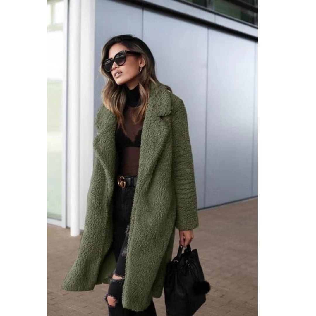 Anneliese | Damen Warme Teddy Winterjacke