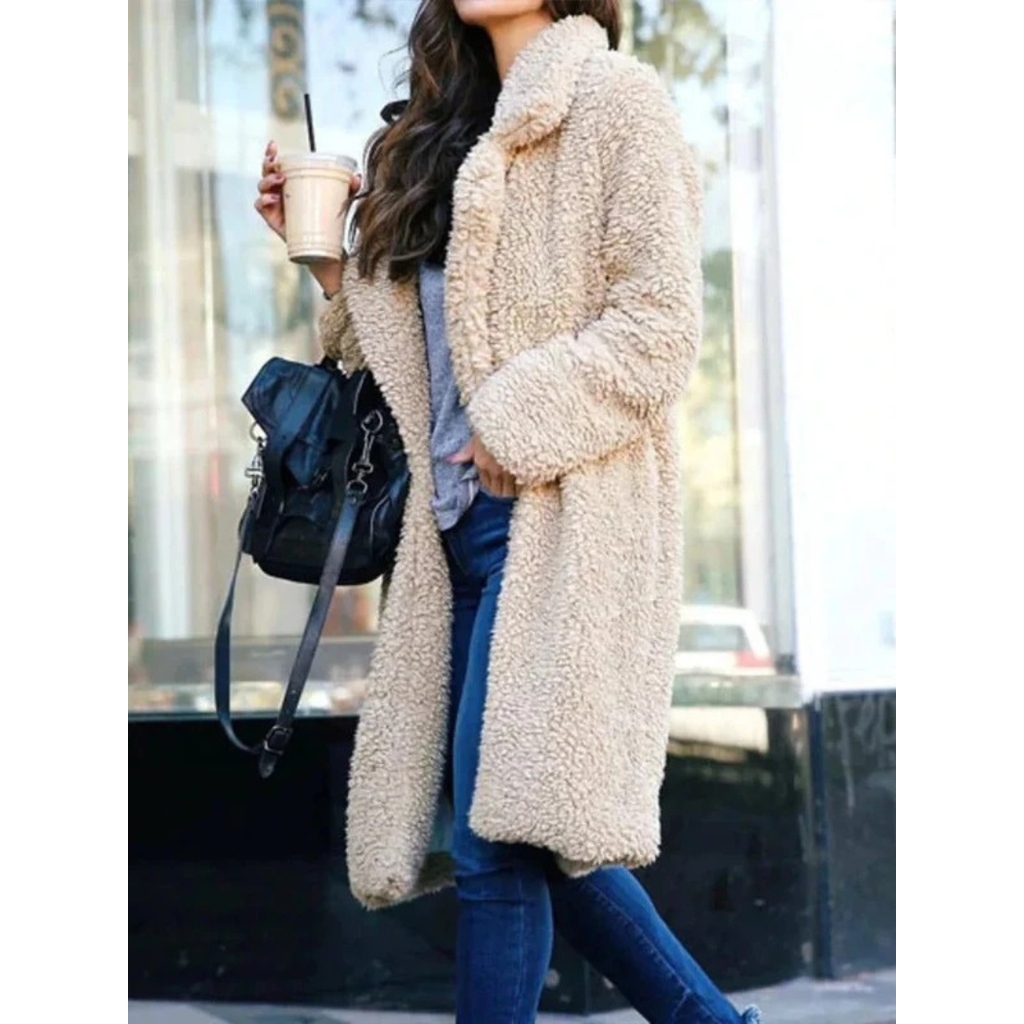 Anneliese | Damen Warme Teddy Winterjacke