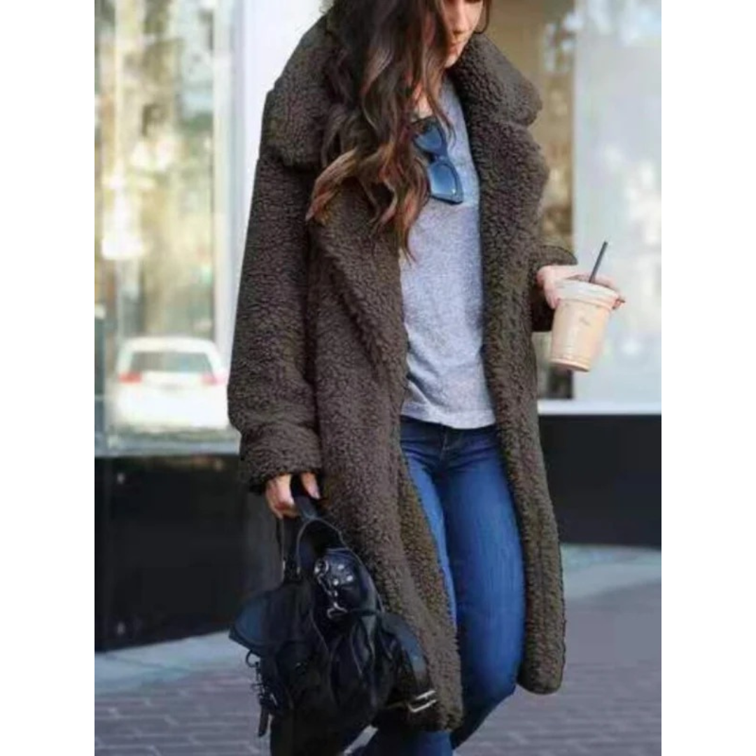 Anneliese | Damen Warme Teddy Winterjacke