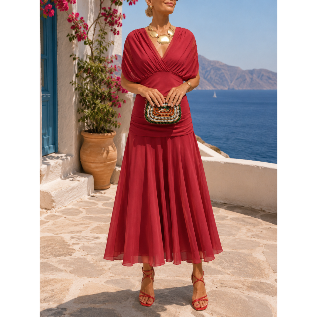 Annemarie | Damen Maxikleid Sommer leicht vielseitig