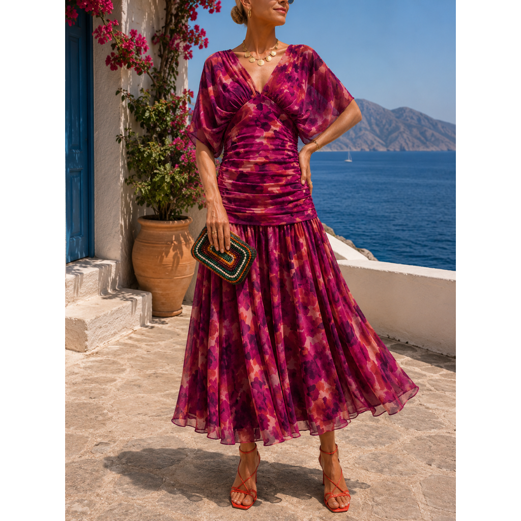 Annemarie | Damen Maxikleid Sommer leicht vielseitig