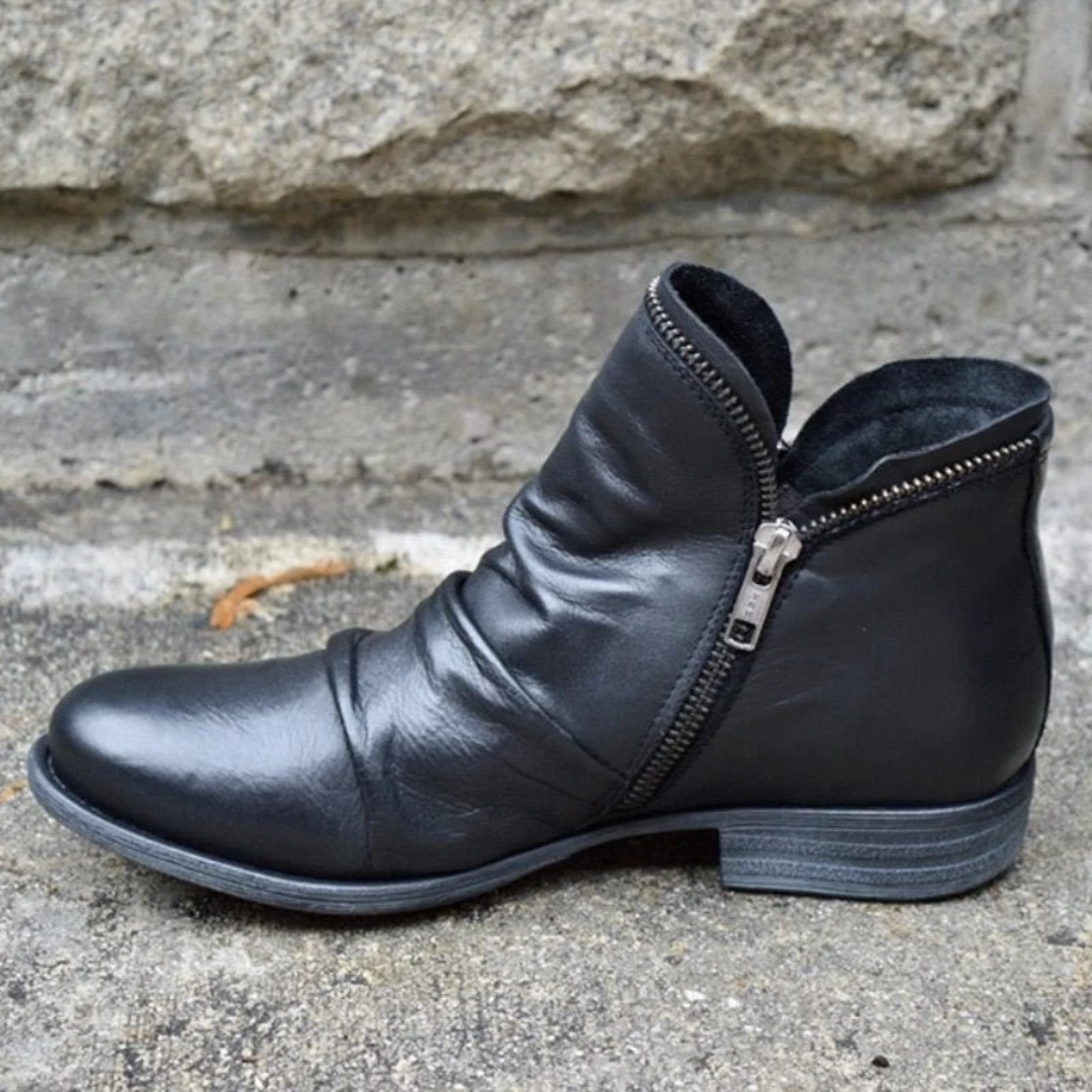 Annette | Damen Orthopädische Stiefeletten mit Absatz