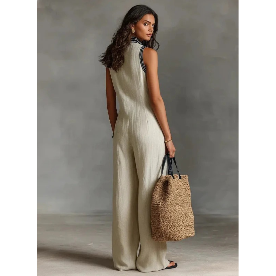 Annika | Damen Stilvolle Freizeit Jumpsuit
