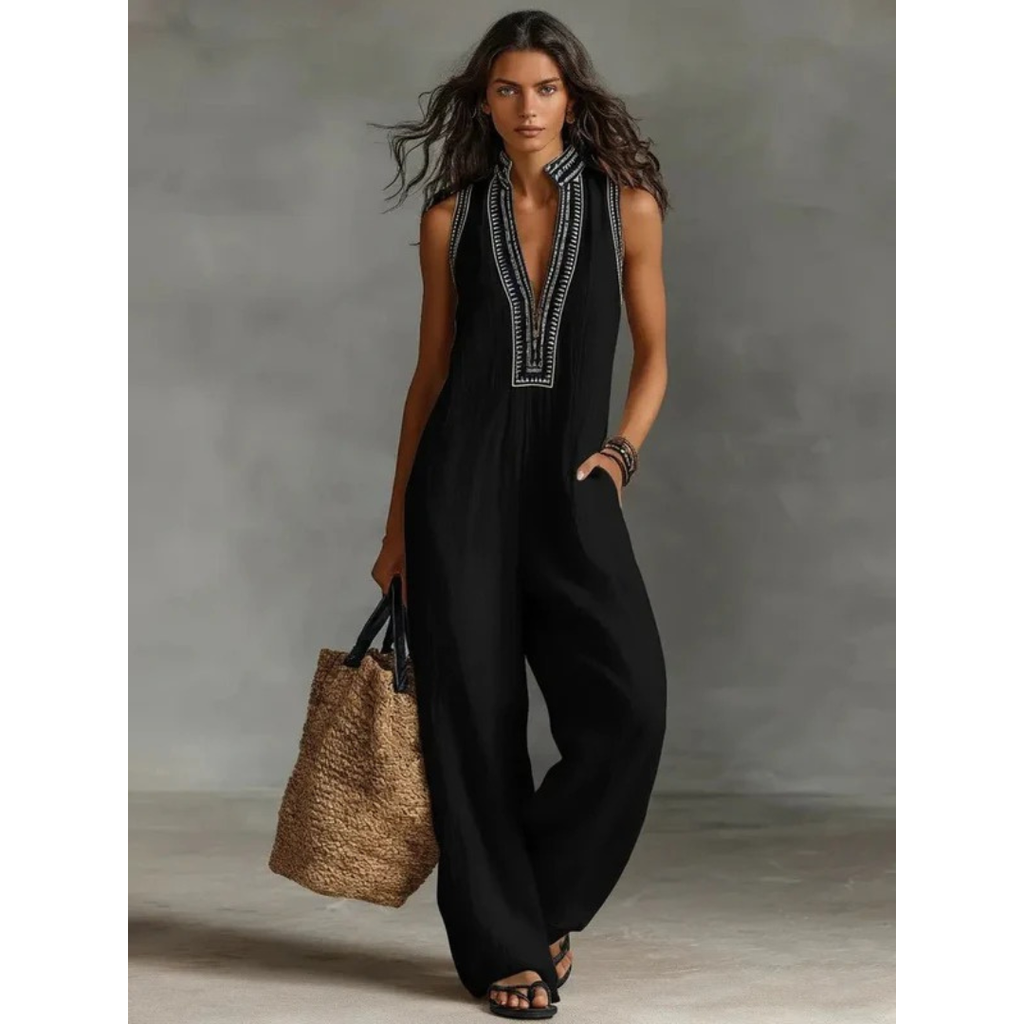 Annika | Damen Stilvolle Freizeit Jumpsuit