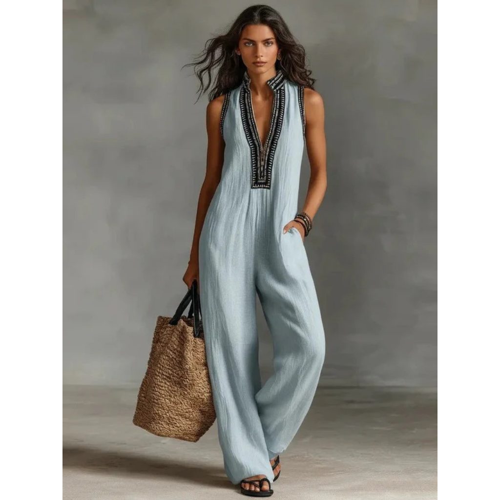 Annika | Damen Stilvolle Freizeit Jumpsuit