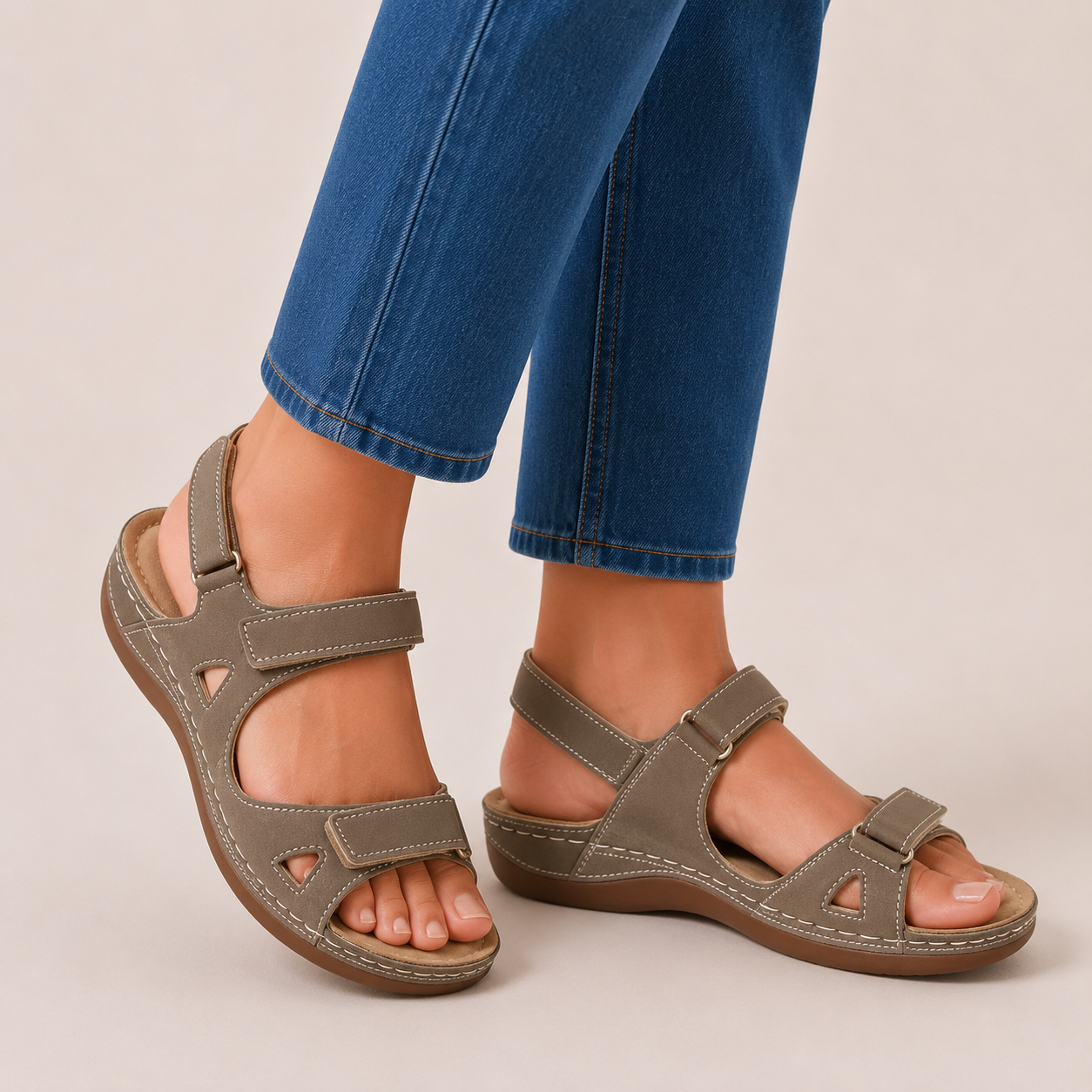 Annika | Damen Verstellbare Komfort Sandalen