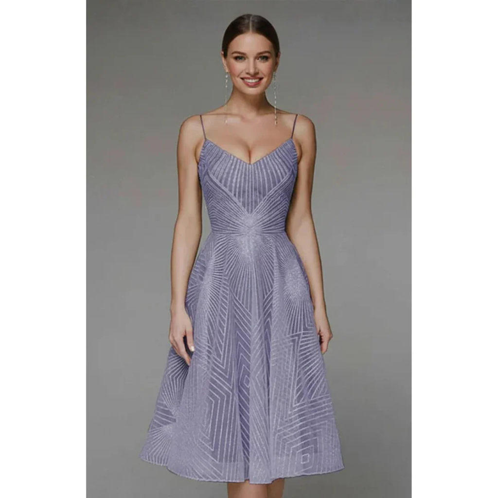 Anouk | Damen Midikleid Mit Spaghettiträgern Für Sommer