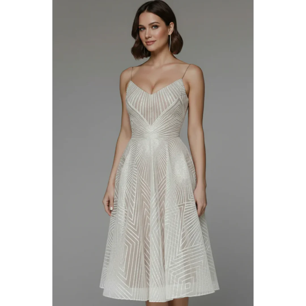Anouk | Damen Midikleid Mit Spaghettiträgern Für Sommer