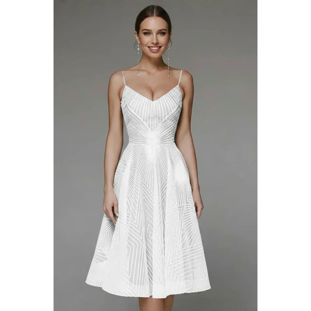Anouk | Damen Midikleid Mit Spaghettiträgern Für Sommer