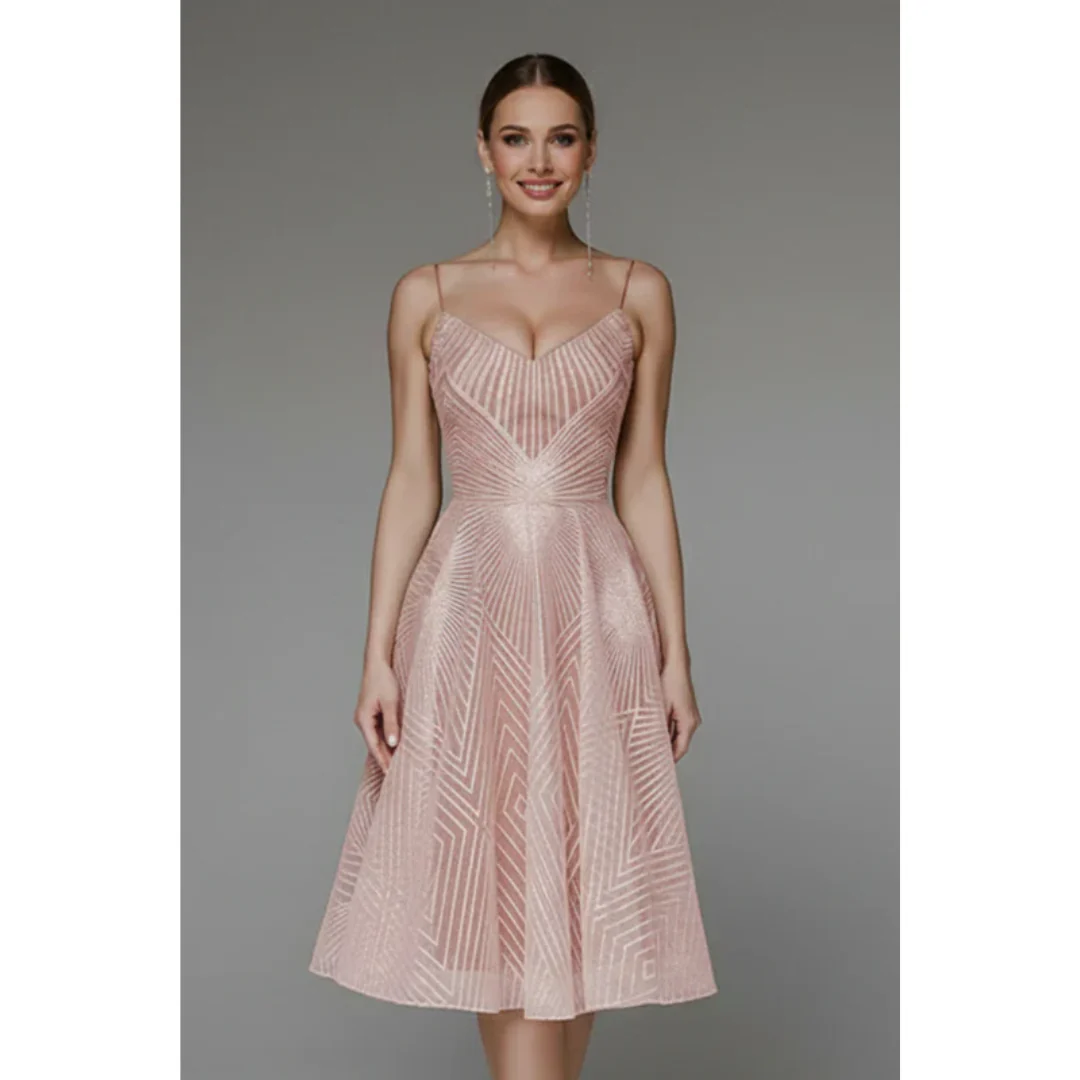 Anouk | Damen Midikleid Mit Spaghettiträgern Für Sommer