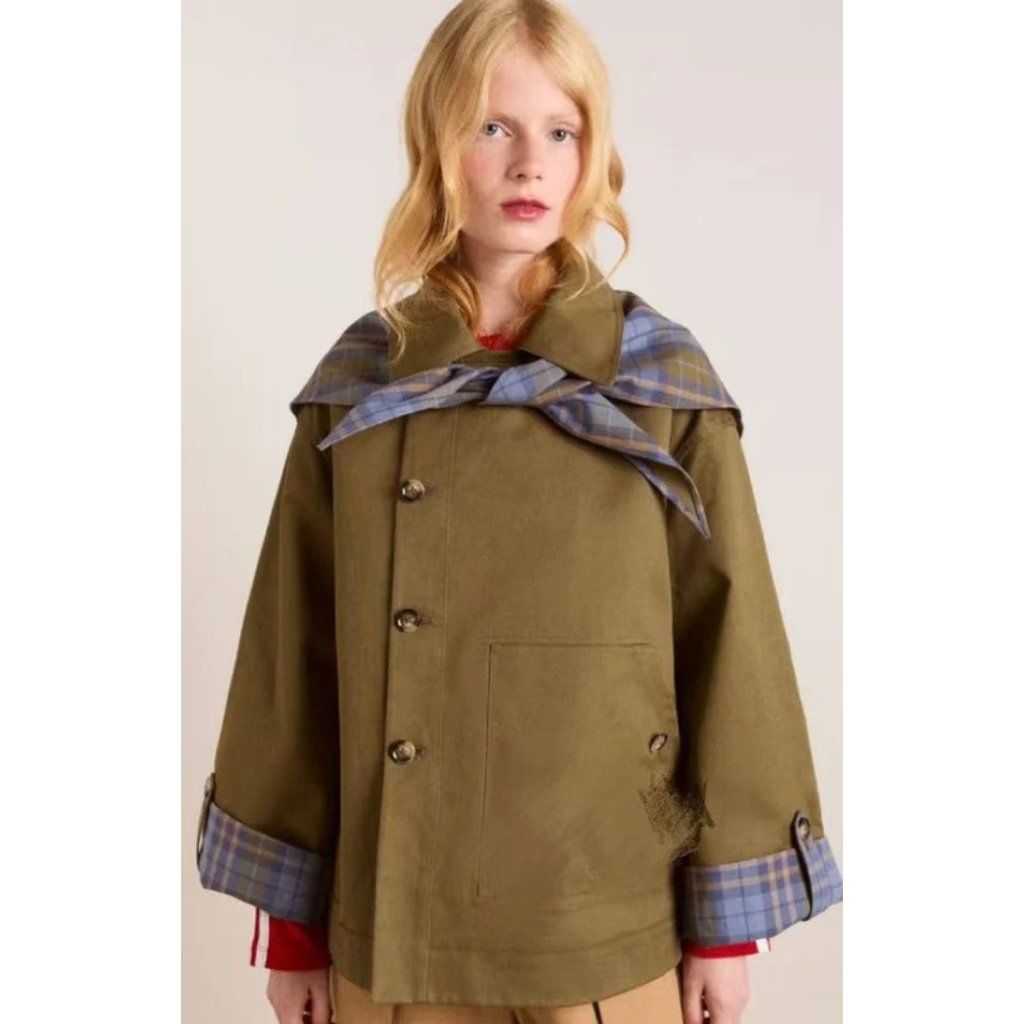 Astrid | Damen Langer Trench Coat für Freizeit