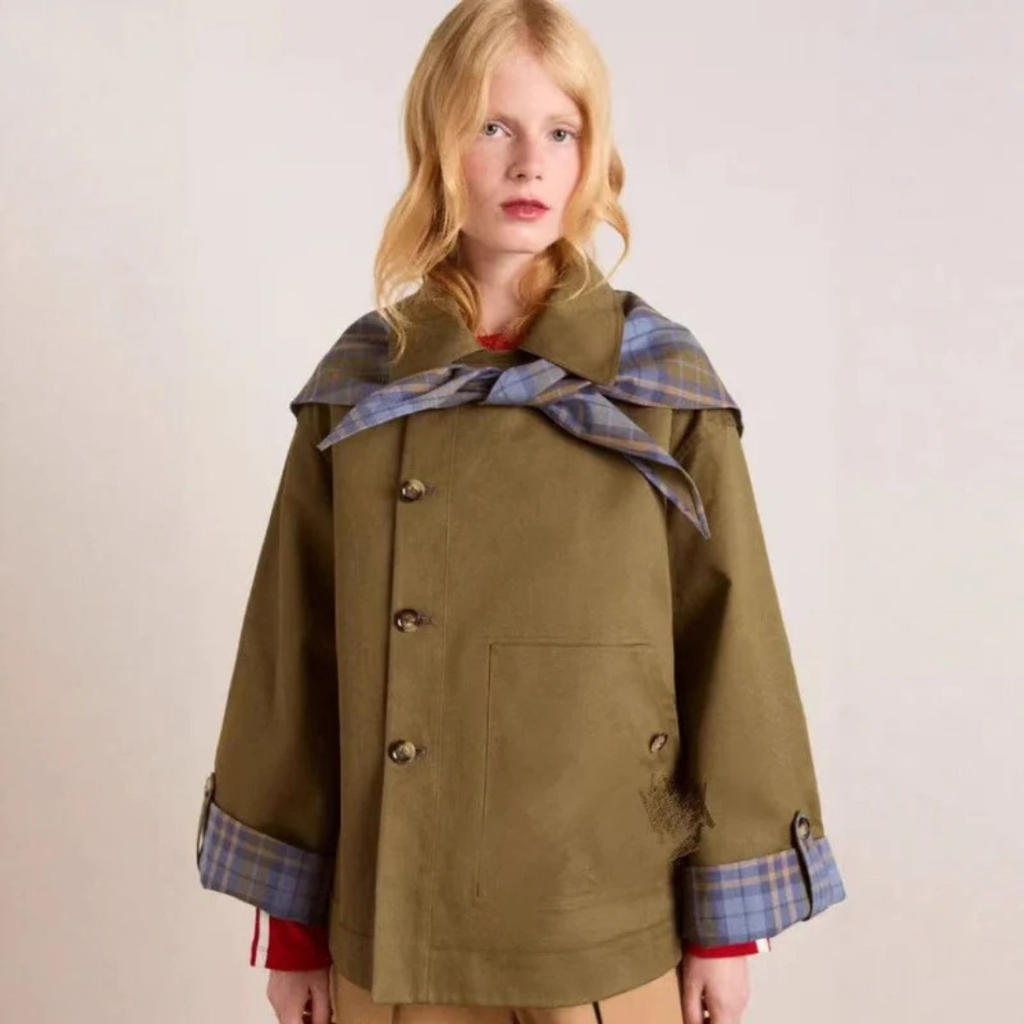 Astrid | Damen Langer Trench Coat für Freizeit