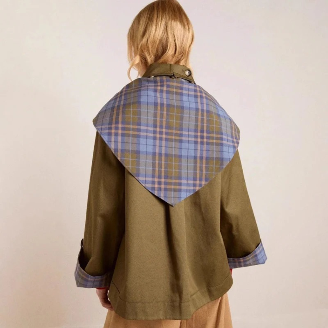 Astrid | Damen Langer Trench Coat für Freizeit
