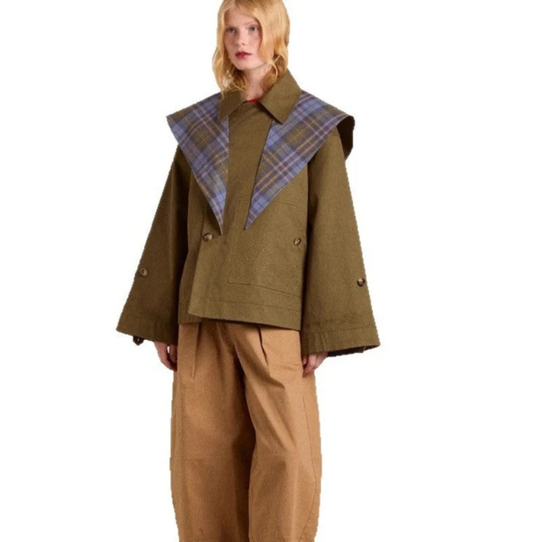 Astrid | Damen Langer Trench Coat für Freizeit