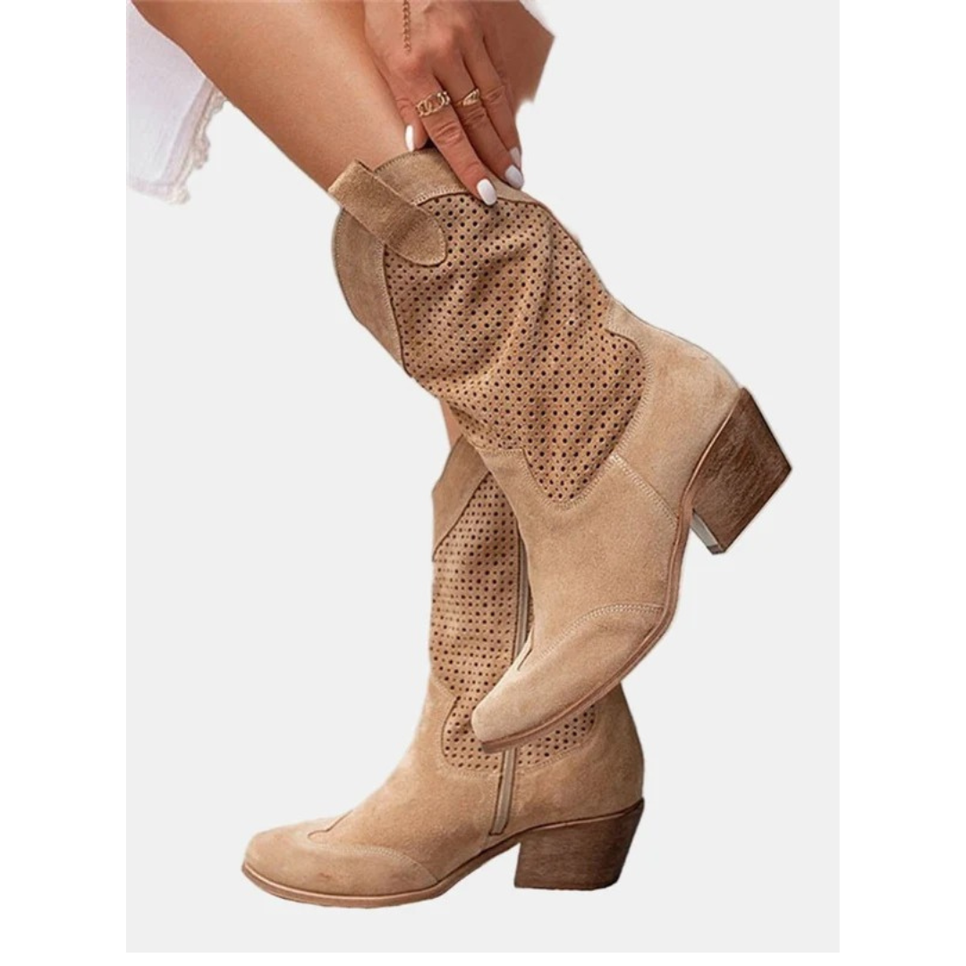 Ayla | Damen Orthopädische Stiefel mit Perforation