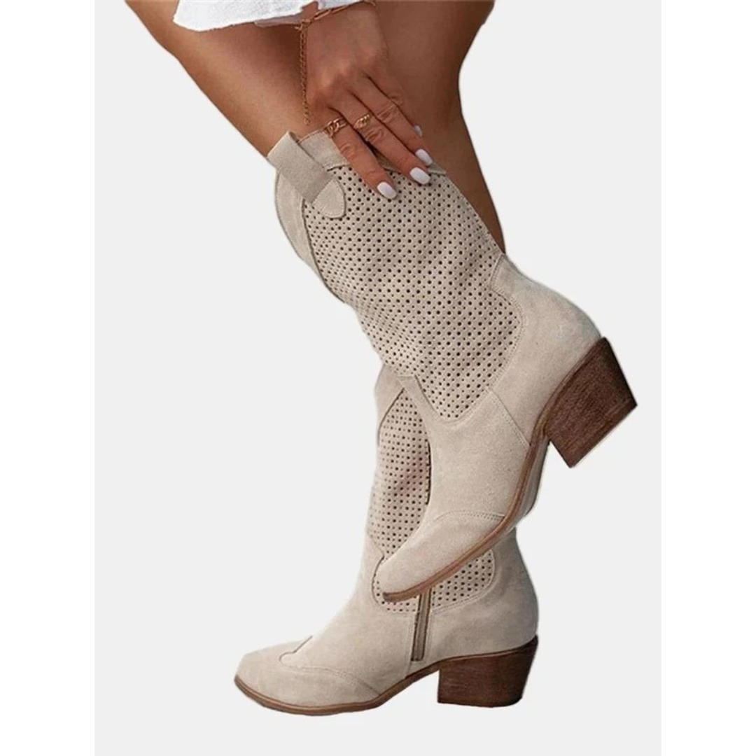 Ayla | Damen Orthopädische Stiefel mit Perforation