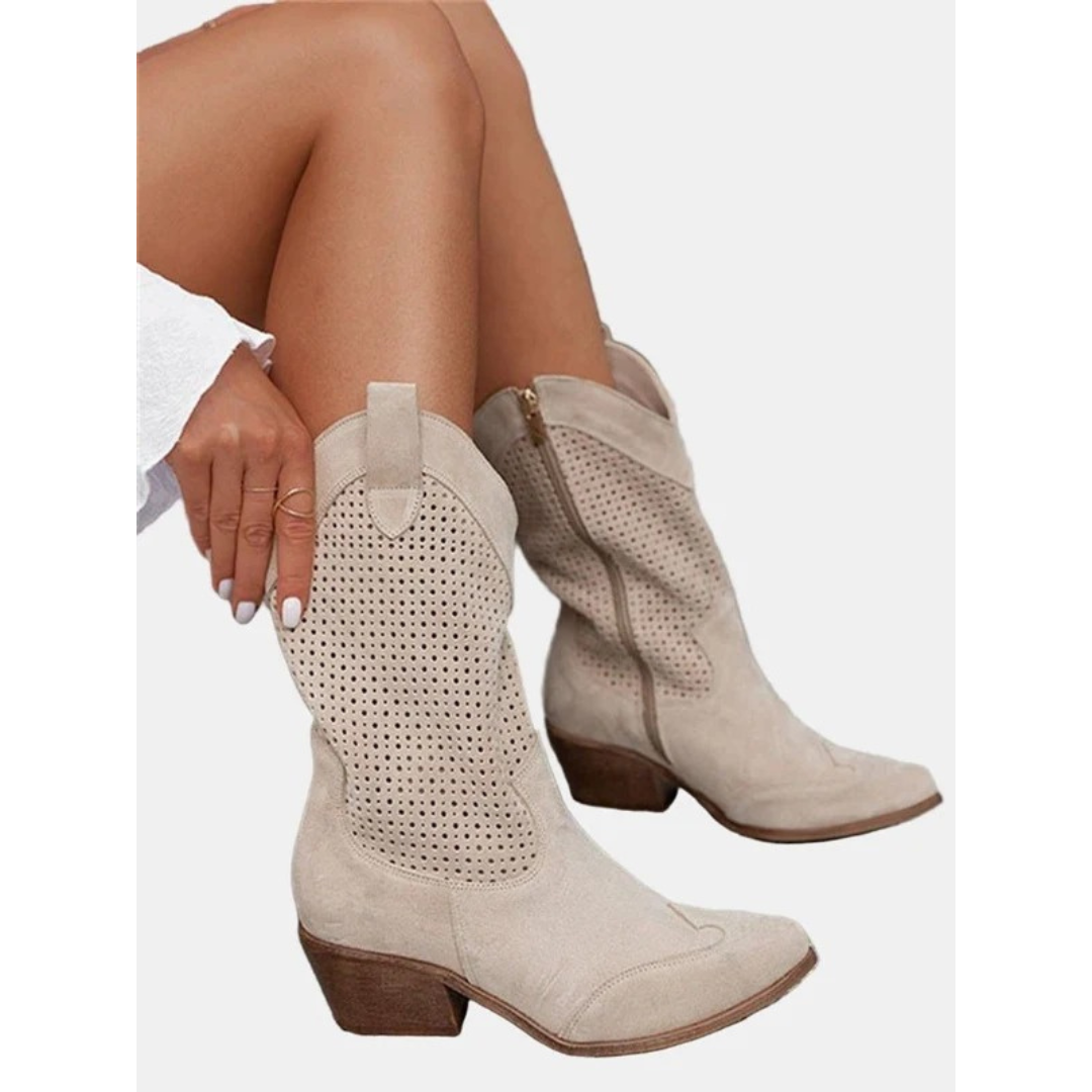 Ayla | Damen Orthopädische Stiefel mit Perforation