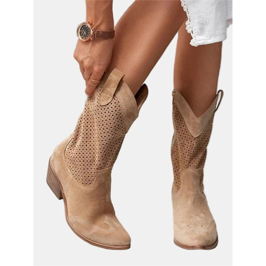 Ayla | Damen Orthopädische Stiefel mit Perforation