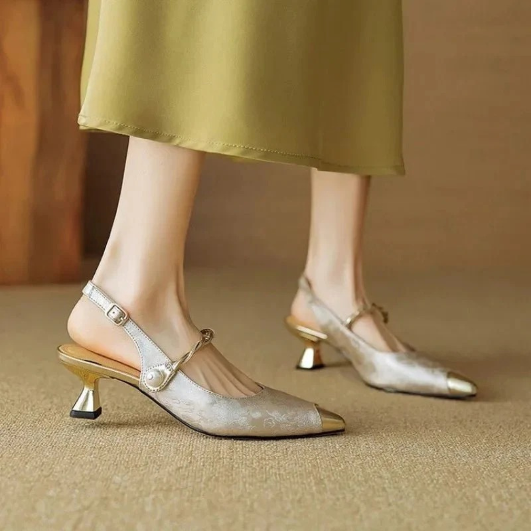 Babette | Damen Elegante Slingback Pumps