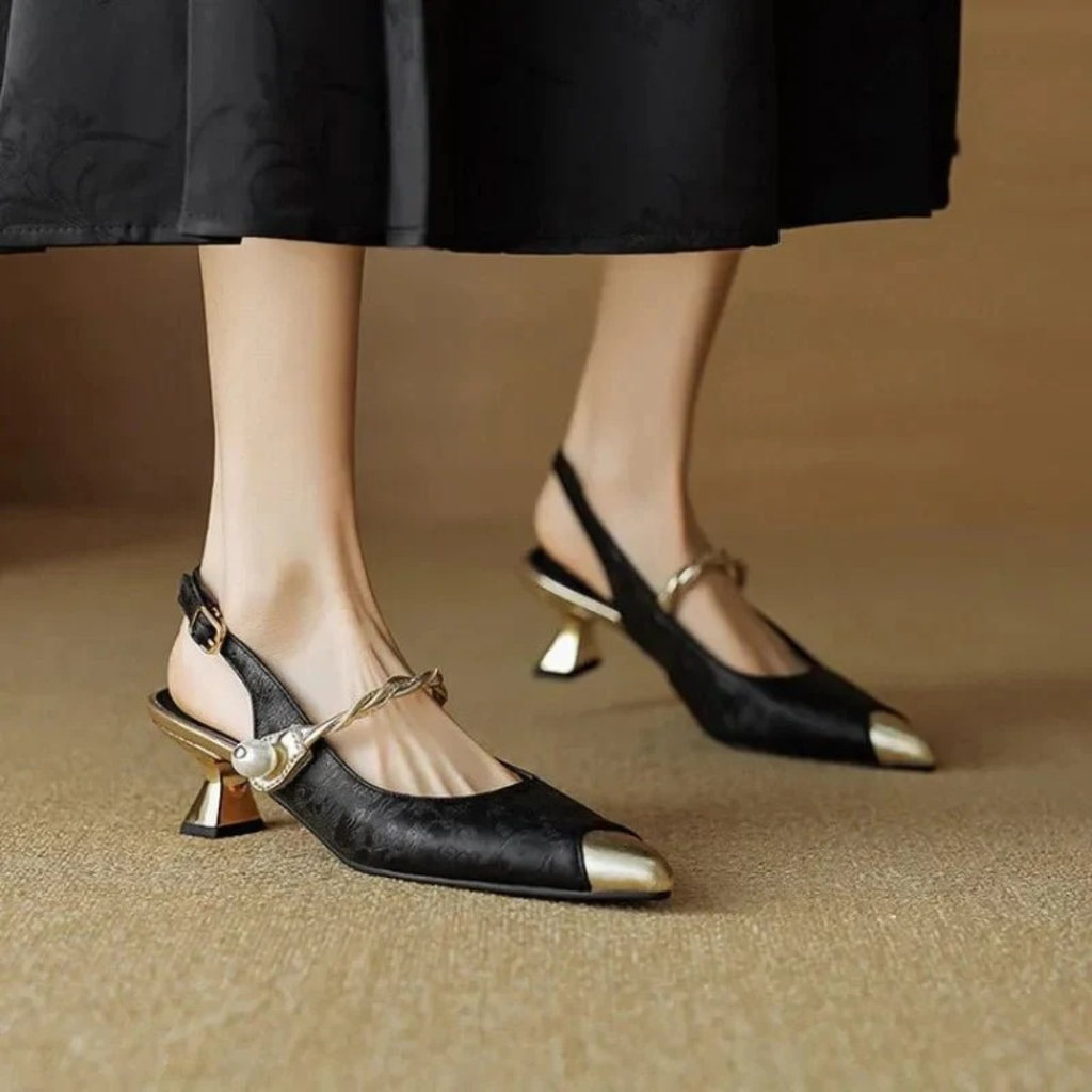 Babette | Damen Elegante Slingback Pumps