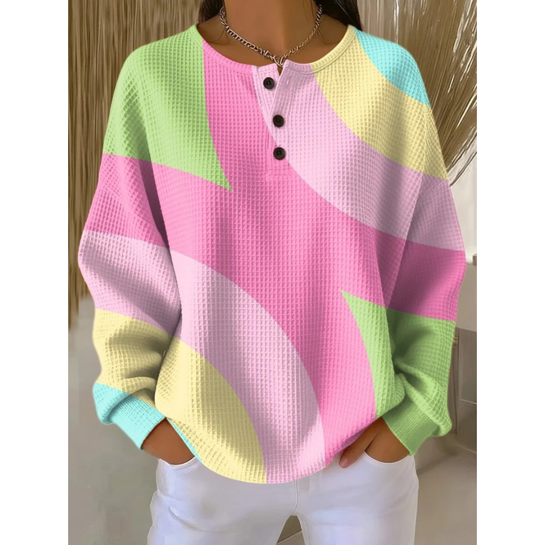 Barbara | Damen Pullover mit modernen Farben und Formen