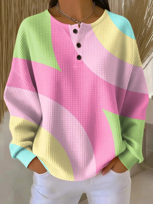 Barbara | Damen Pullover mit modernen Farben und Formen