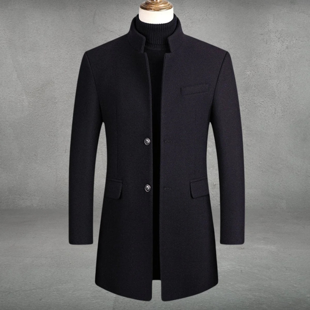 Bastian | Herren Elegante Winterjacke mit Knöpfen