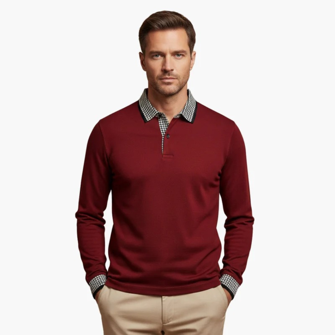 Bastian | Herren Poloshirt Kontrast Stil