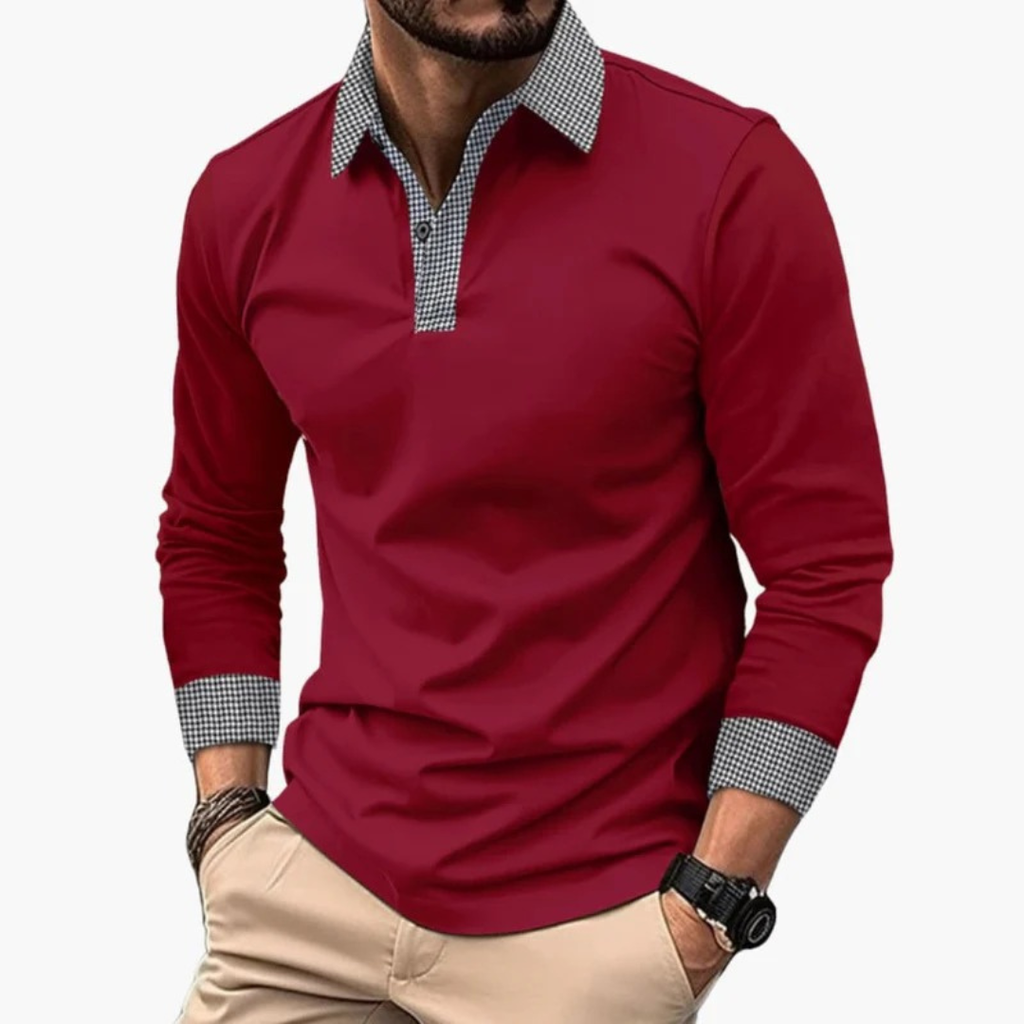 Bastian | Herren Poloshirt Kontrast Stil