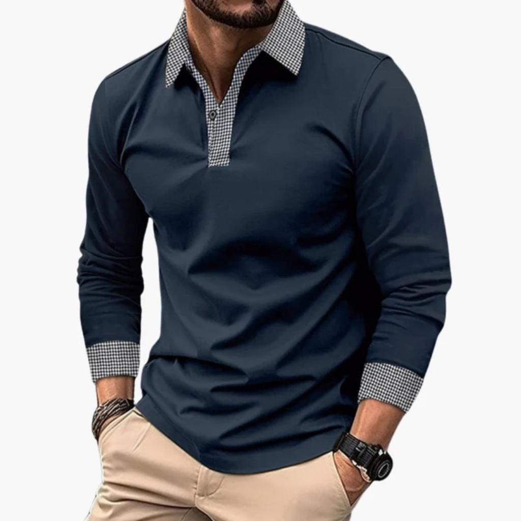 Bastian | Herren Poloshirt Kontrast Stil