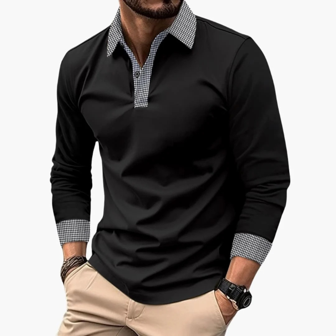 Bastian | Herren Poloshirt Kontrast Stil