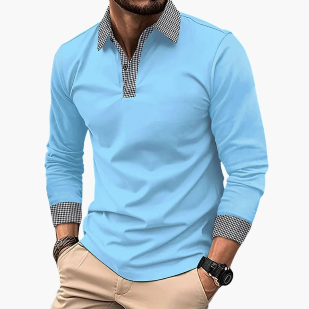 Bastian | Herren Poloshirt Kontrast Stil