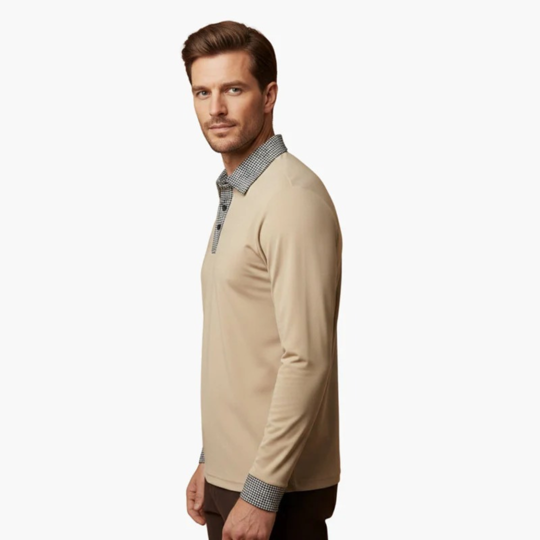 Bastian | Herren Poloshirt Kontrast Stil