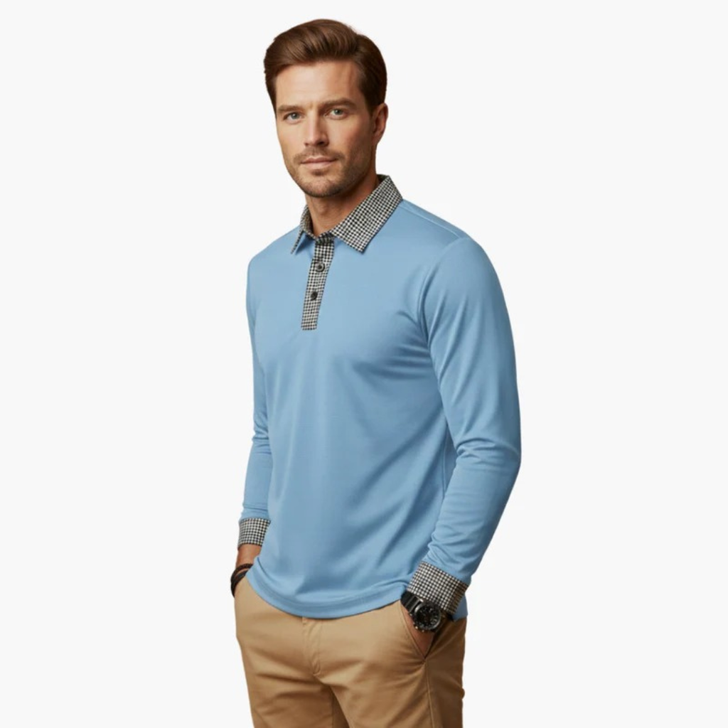 Bastian | Herren Poloshirt Kontrast Stil