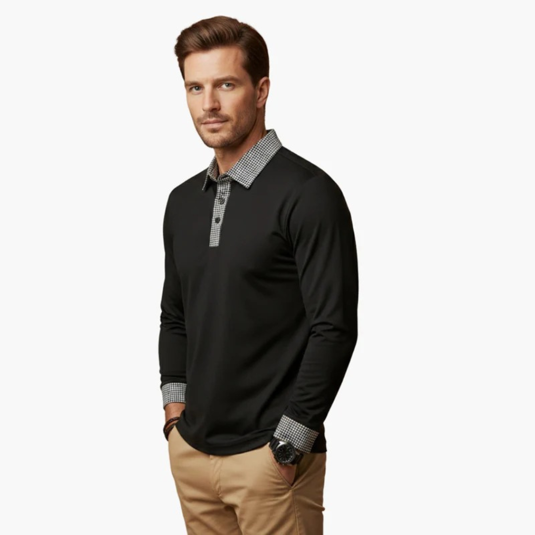 Bastian | Herren Poloshirt Kontrast Stil