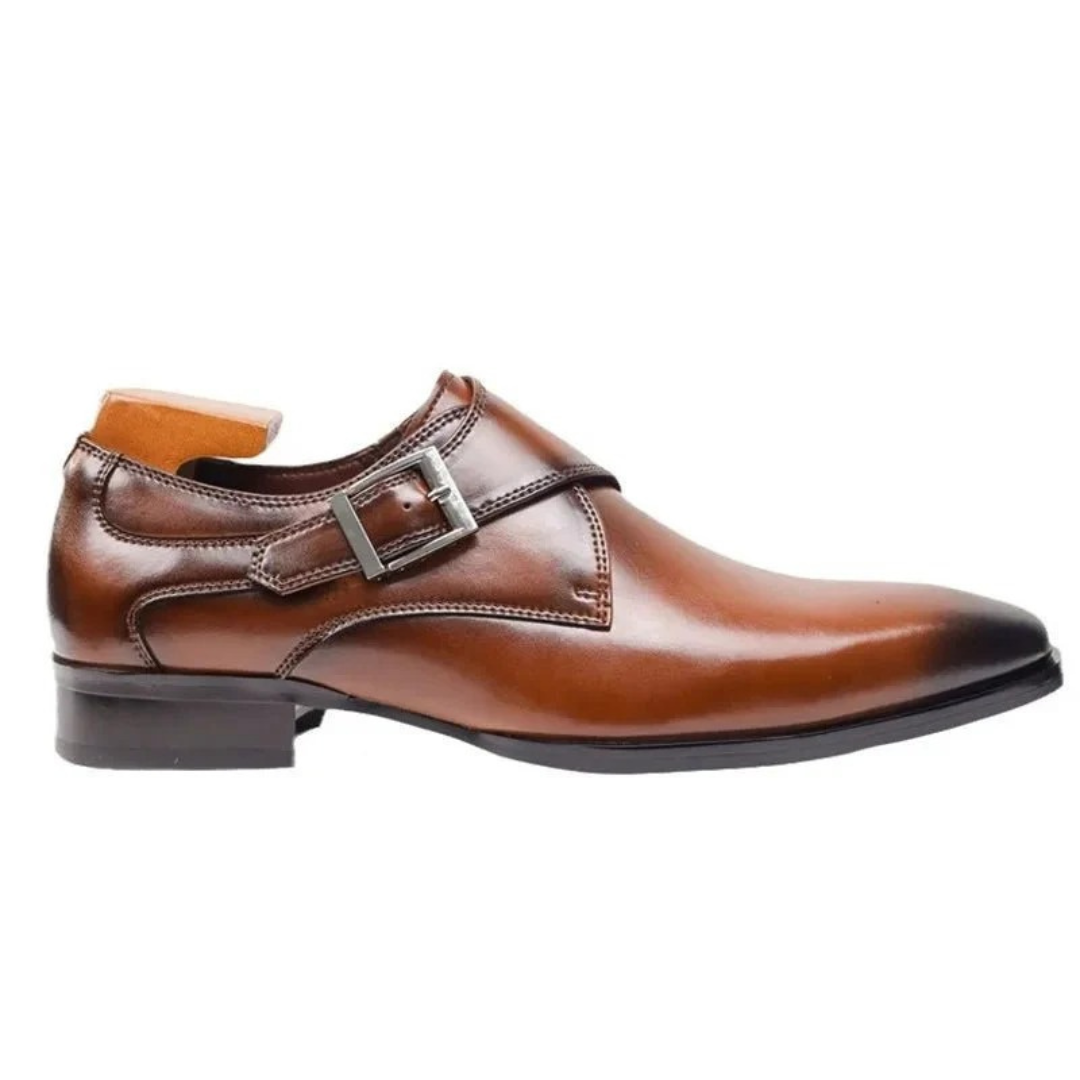 Ben | Herren Klassische Orthopädische Monk-Strap-Schuhe
