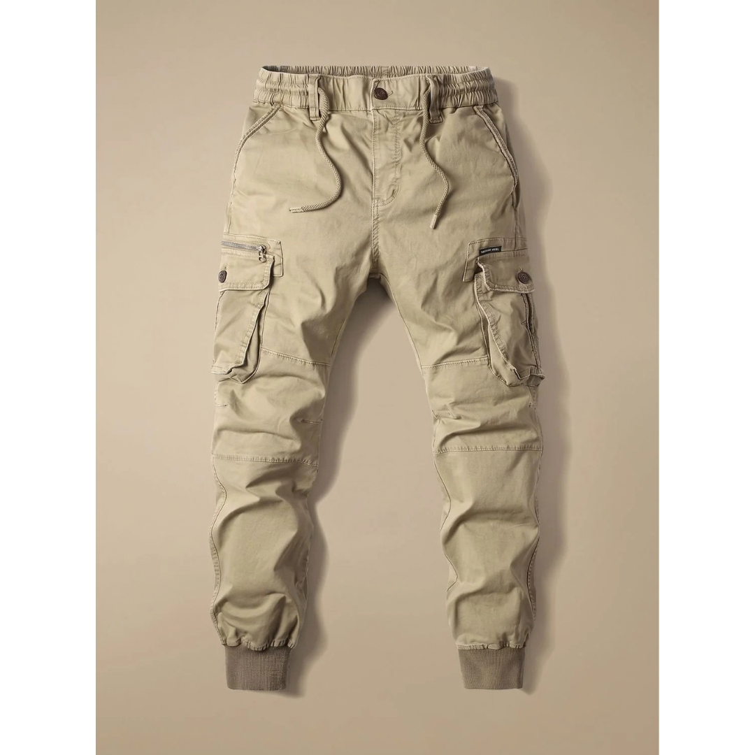 Benedikt | Herren Cargohose mit elastischem Bund und Taschen
