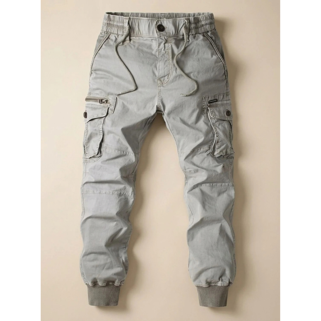Benedikt | Herren Cargohose mit elastischem Bund und Taschen
