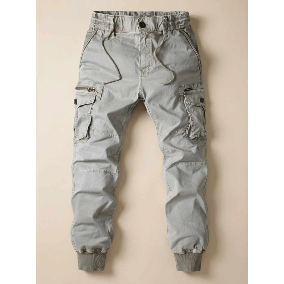 Benedikt | Herren Cargohose mit elastischem Bund und Taschen