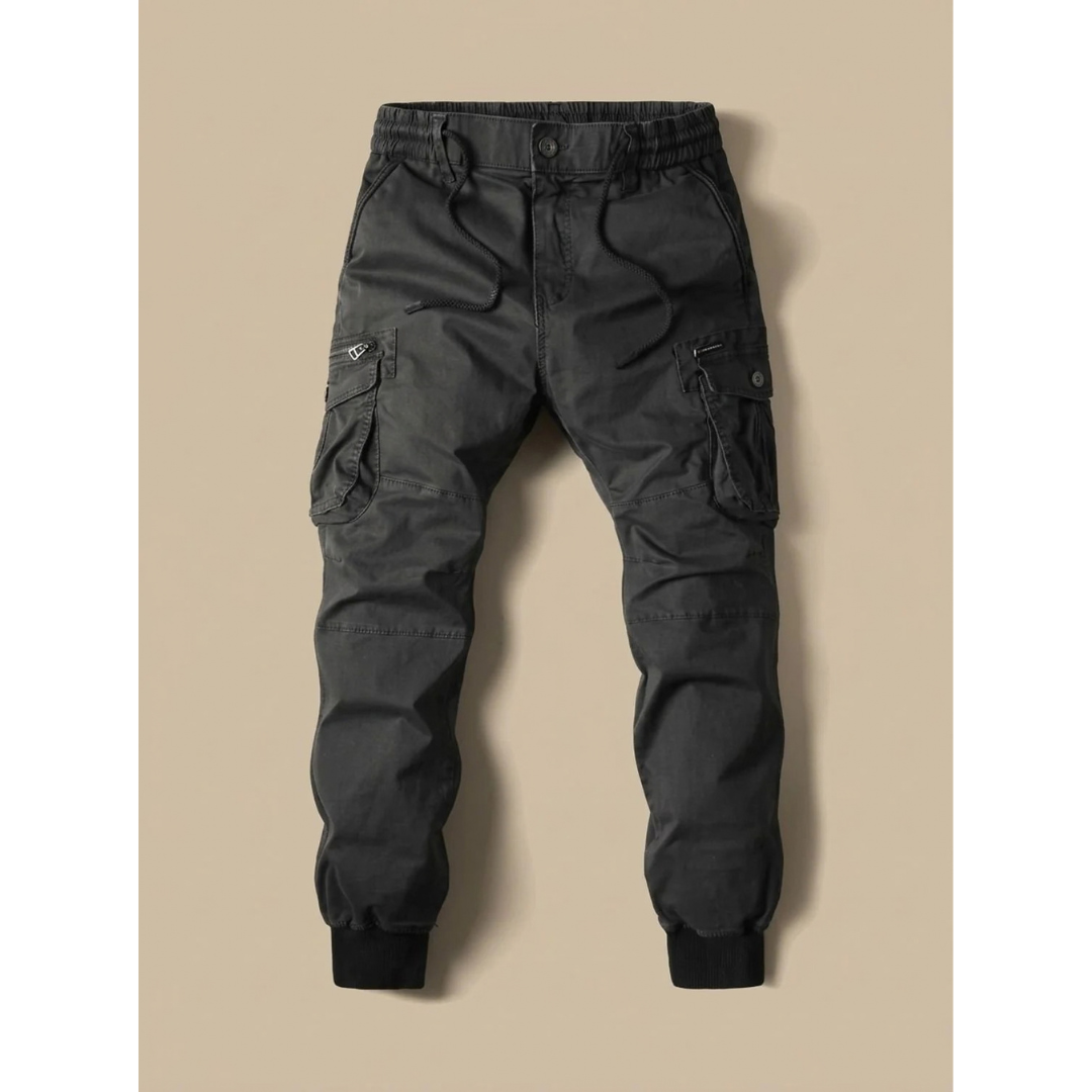 Benedikt | Herren Cargohose mit elastischem Bund und Taschen