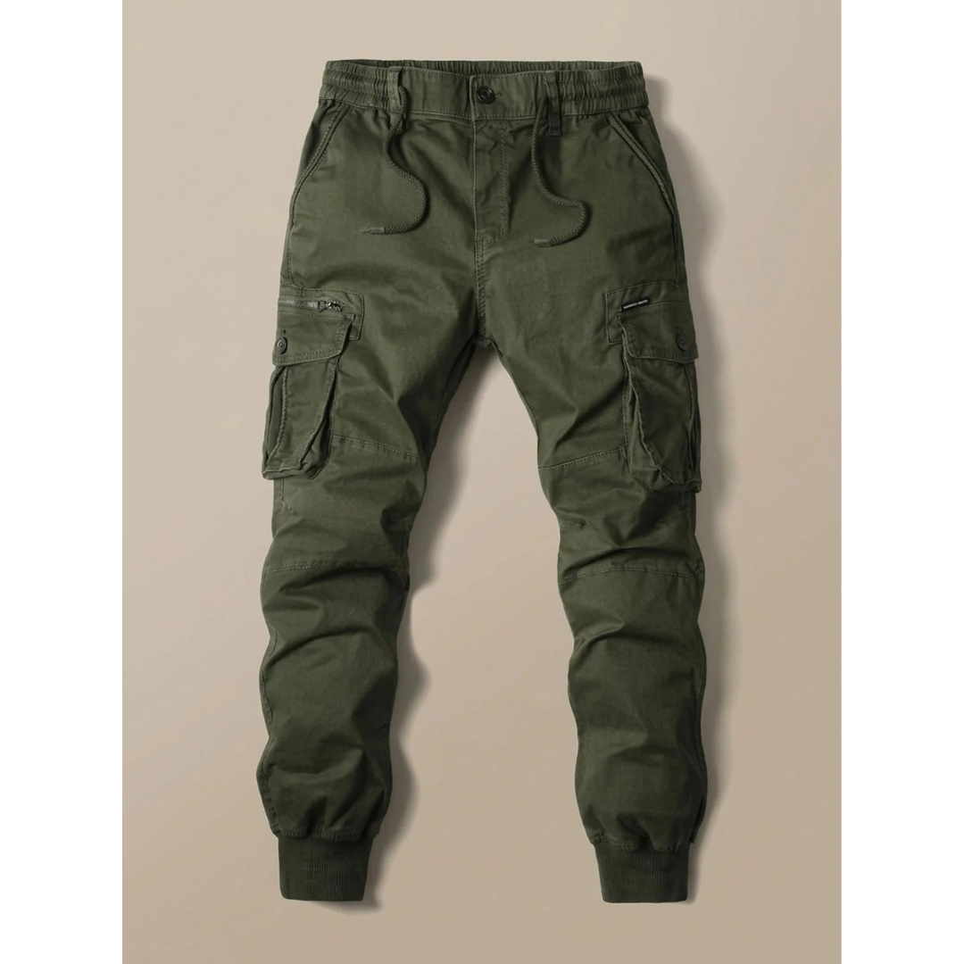 Benedikt | Herren Cargohose mit elastischem Bund und Taschen