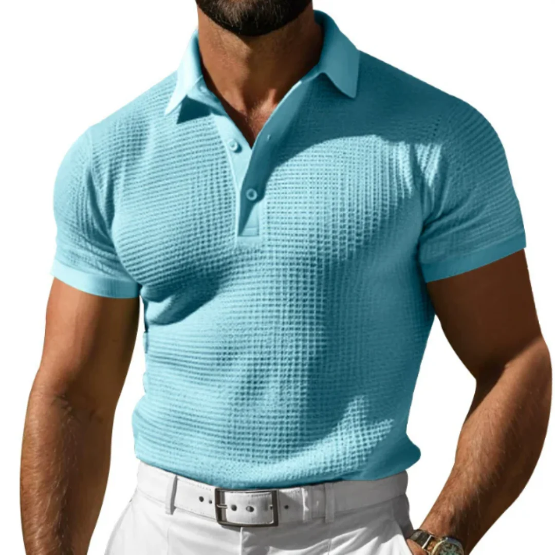 Benedikt | Herren T-Shirt Mit Struktur Für Sommer