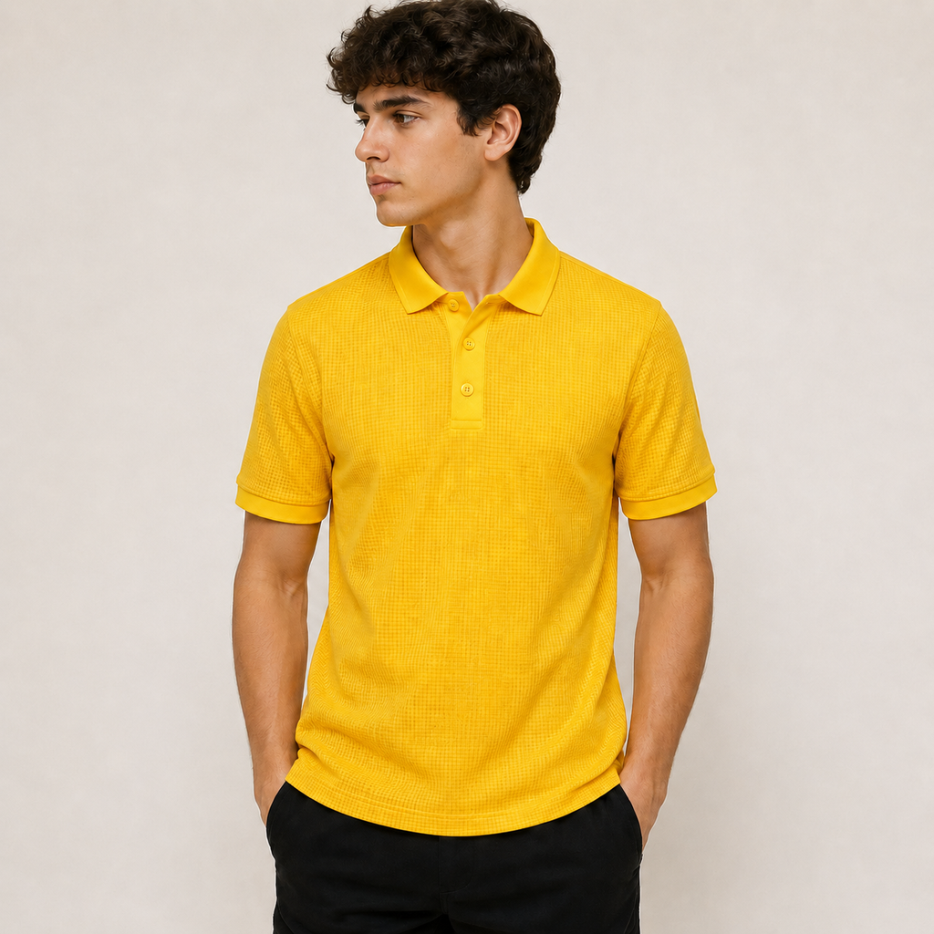 Benedikt | Herren T-Shirt Mit Struktur Für Sommer