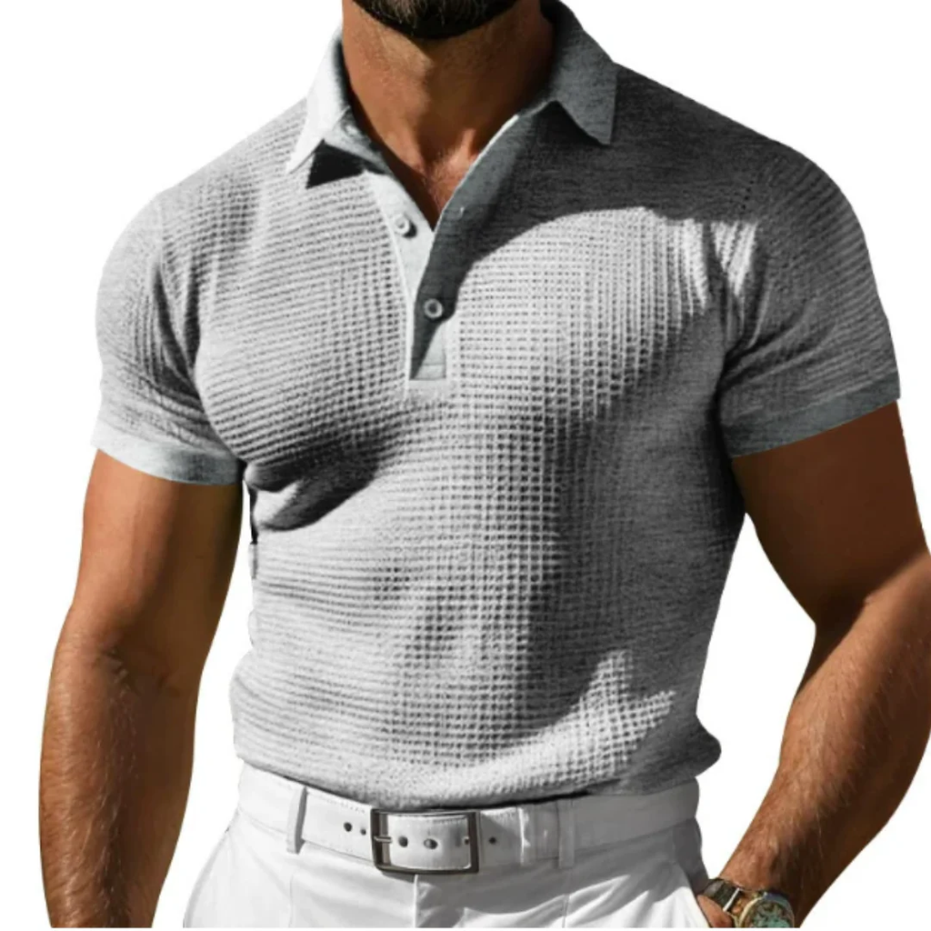 Benedikt | Herren T-Shirt Mit Struktur Für Sommer