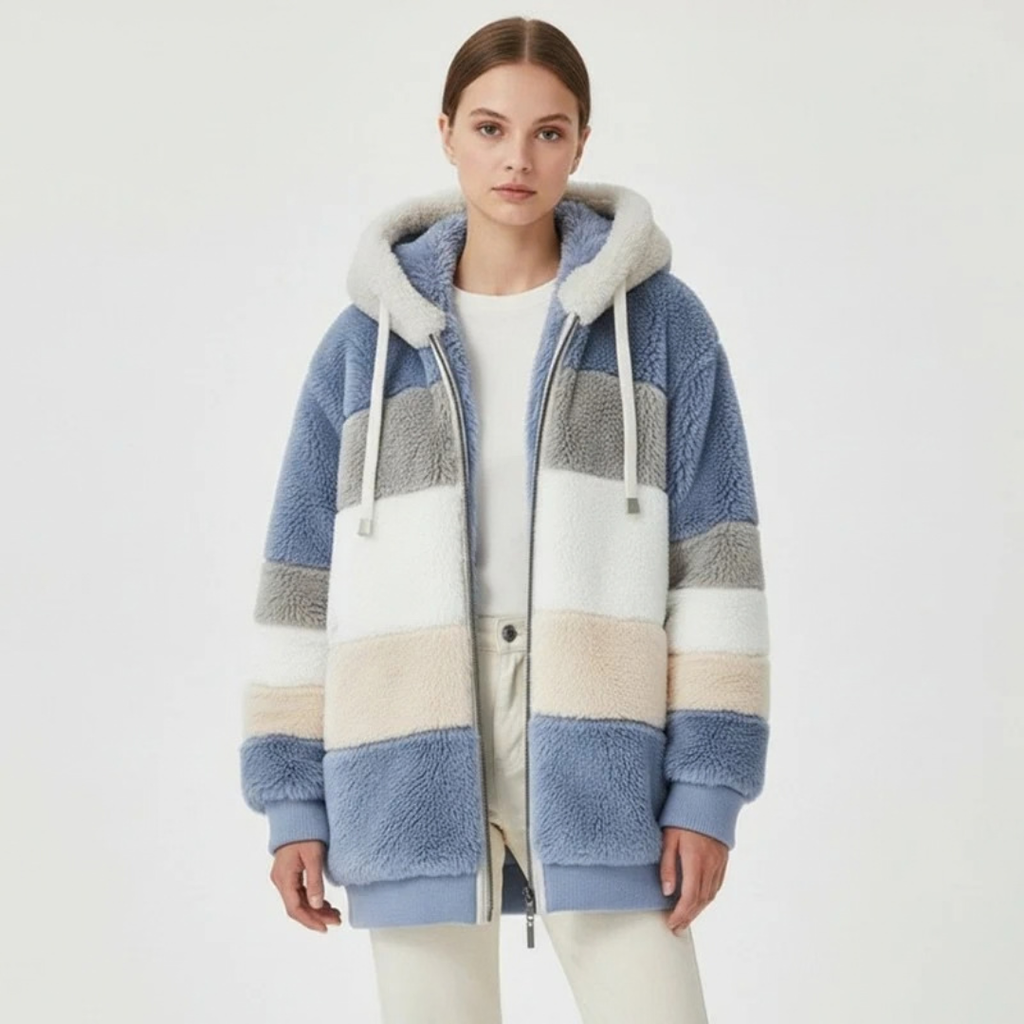 Bente | Damen Winterjacke  mit Kapuze und Reißverschluss
