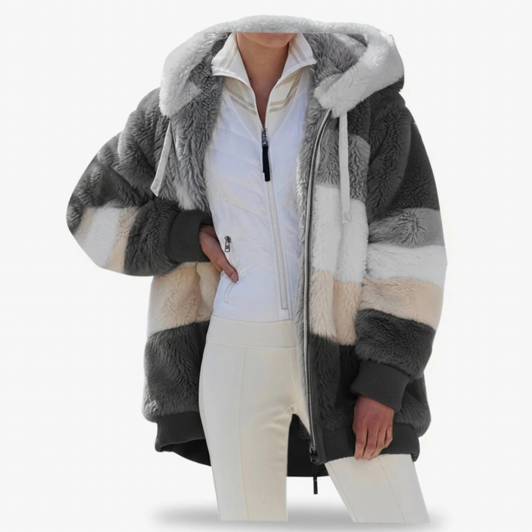 Bente | Damen Winterjacke  mit Kapuze und Reißverschluss