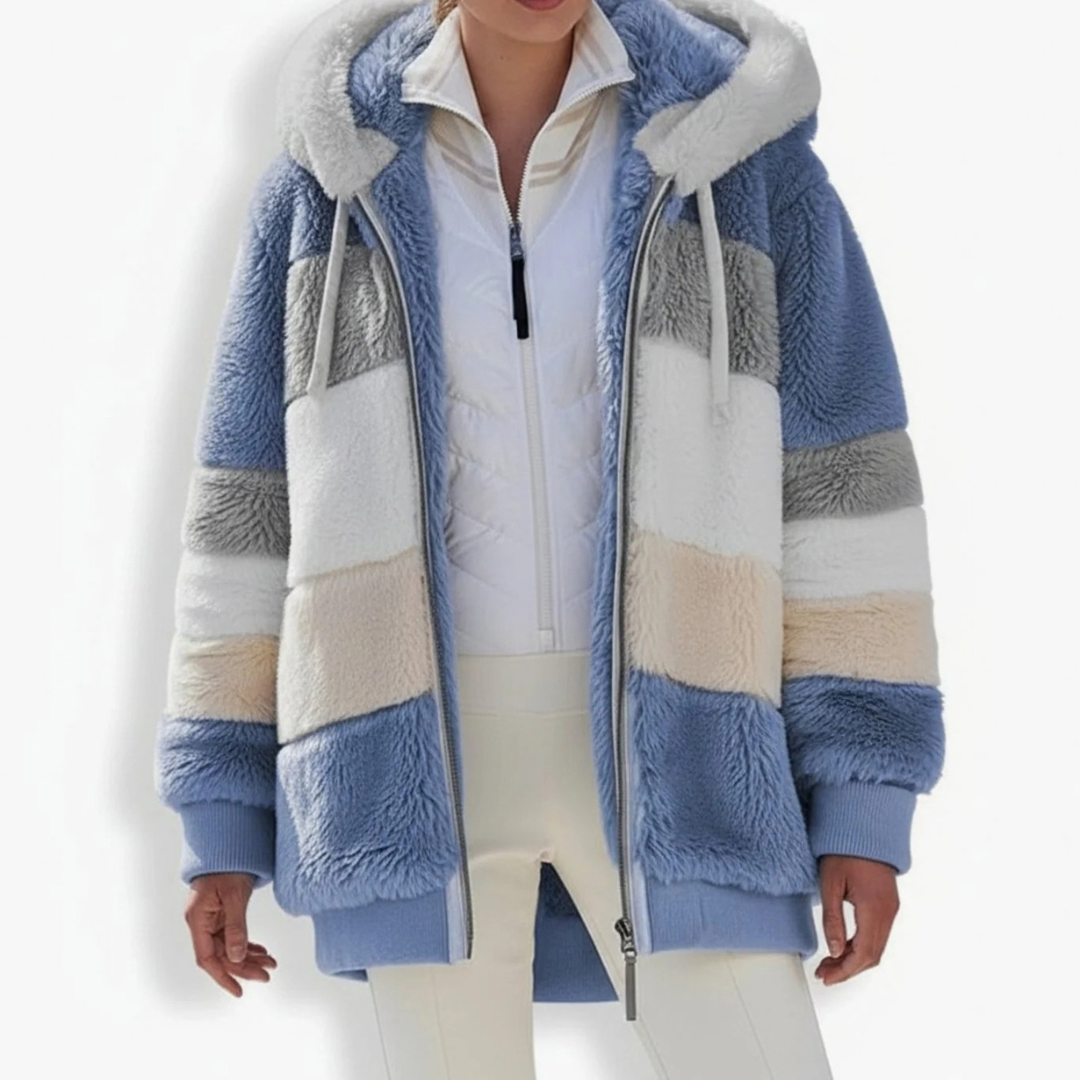 Bente | Damen Winterjacke  mit Kapuze und Reißverschluss