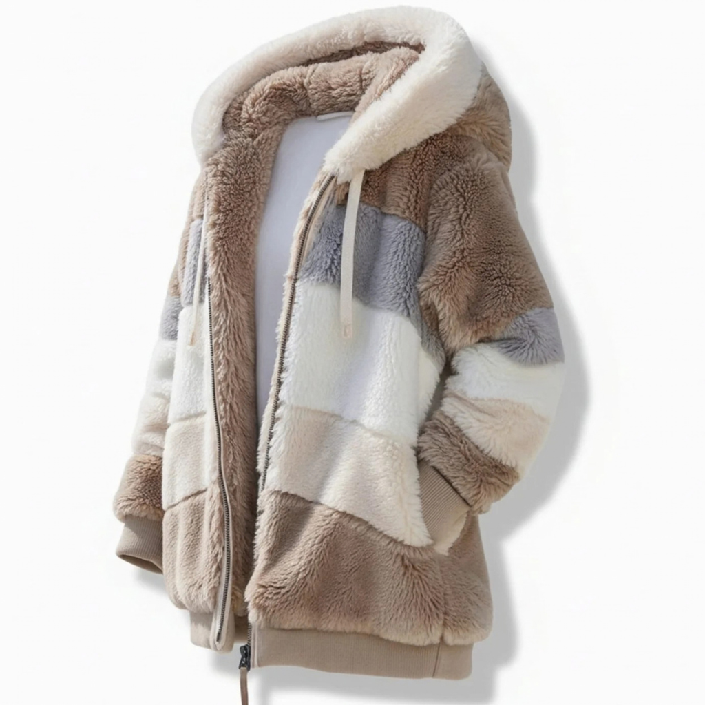 Bente | Damen Winterjacke  mit Kapuze und Reißverschluss