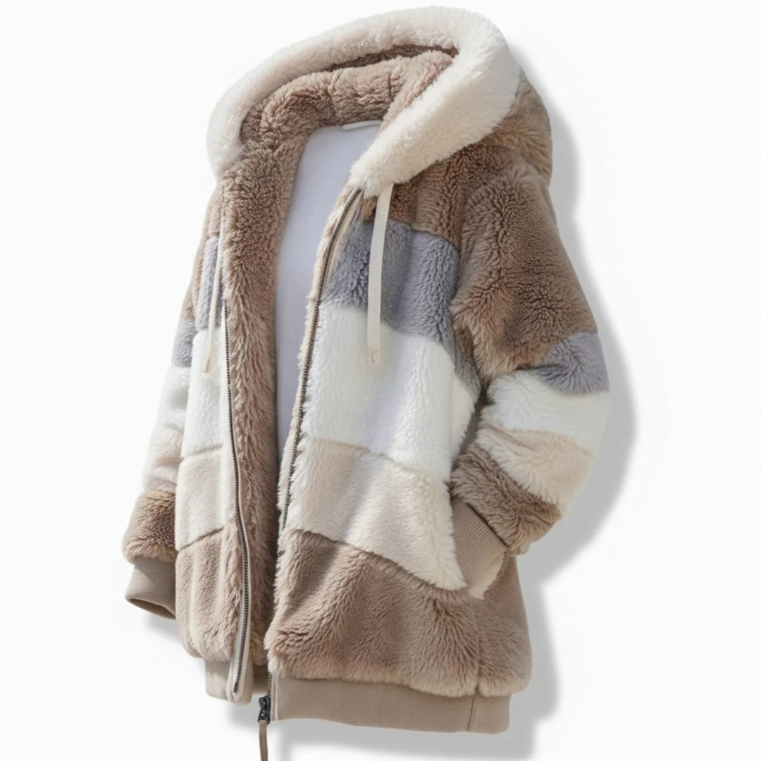 Bente | Damen Winterjacke  mit Kapuze und Reißverschluss